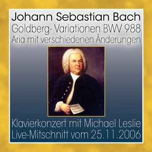 Обложка для Johann Sebastian Bach - Goldberg-Variationen BWV 998 - Teil 01