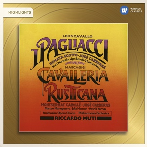 Обложка для José Carreras/Julia Hamari/Ambrosian Opera Chorus/Philharmonia Orchestra/Riccardo Muti - Cavalleria Rusticana (1987 - Remaster): Viva il vino spumeggiante (Turiddu/Coro/Lola)