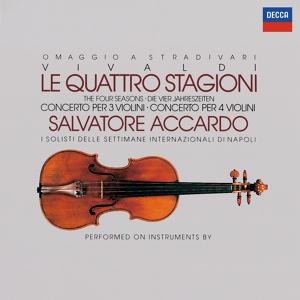 Обложка для Salvatore Accardo, Ida Levin, Margaret Batjer, I Solisti Di Napoli - Vivaldi: Concerto For 3 Violins, Strings And Continuo In F, RV 551 - 2. Andante