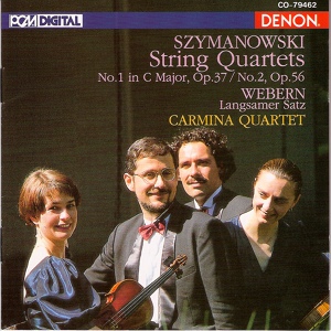 Обложка для Carmina Quartet - String Quartet No. 2, Op. 56: III. Lento