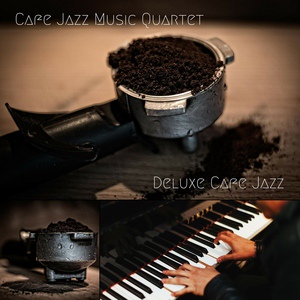 Обложка для Cafe Jazz Music Quartet - Quartet Jazz for Cosy New York Cafes