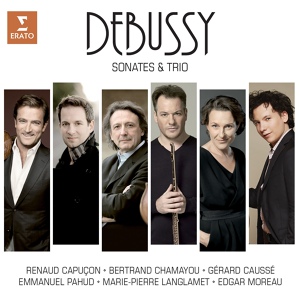 Обложка для Emmanuel Pahud feat. Gérard Caussé, Marie-Pierre Langlamet - Debussy: Sonata for Flute, Viola and Harp, CD 145, L. 137: III. Finale - Allegro moderato ma risoluto