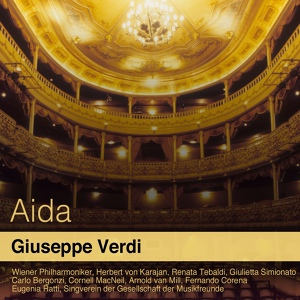 Обложка для Wiener Philharmoniker, Herbert von Karajan, Cornell MacNeil - Aida: "Quest assisa ch'io vesto vi dica" (Amonasro)