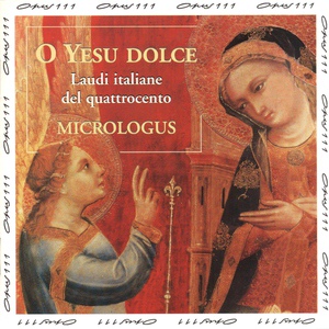 Обложка для Micrologus, Patrizia Bovi - O dolce amor Iesù