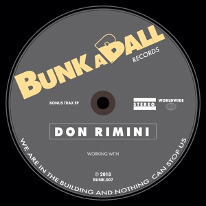 Обложка для Don Rimini - Working With