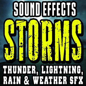 Обложка для Royalty Free Music & Sound Effect Factory - Heavy Thunder Rumbles & Lightning Strikes, Heavy Rain