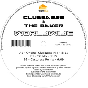 Обложка для Clubbasse & The Baker - Worldwide