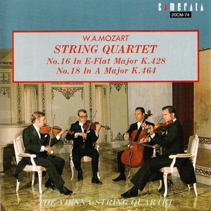 Обложка для The Vienna String Quartet - String Quartet No. 18 in A Major, K. 464: II. Menuetto