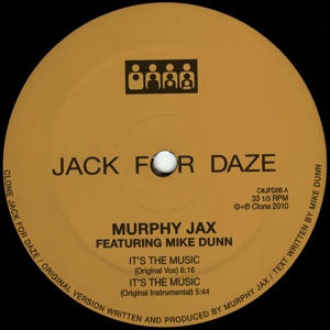 Обложка для Murphy Jax - It's The Music (feat. Mike Dunn) [Original Instrumental]