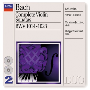 Обложка для Arthur Grumiaux, Christiane Jaccottet - J.S. Bach: Sonata For Violin And Harpsichord No. 1 In B Minor, BWV 1014 - 4. Allegro