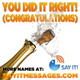 Обложка для Say It Messages - You Did It Right (Congratulations Liz)