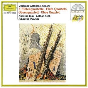 Обложка для Andreas Blau, Amadeus Quartet - Mozart: Flute Quartet No. 1 in D Major, K. 285 - 2. Adagio - attacca