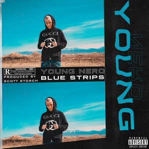 Обложка для young nero - blue strips (prod. scott storch)