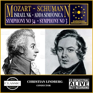 Обложка для Wolfgang Amadeus Mozart, Christian Lindberg, Israel NK orchestra - Mozart: Symphony no 34: Allegro I