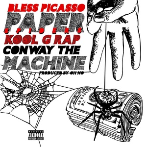Обложка для Bless Picasso feat. Kool G Rap, Conway The Machine, Copywrite - Paper Spiders (Dub Sonata Remix)