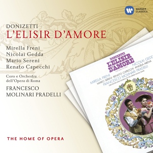 Обложка для Orchestra del Teatro dell'Opera, Roma/Francesco Molinari Pradelli - Donizetti: L'elisir d'amore: Prelude (Allegro - Larghetto - Allegretto)