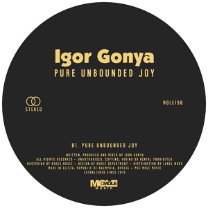 Обложка для Igor Gonya - Pure Unbounded Joy