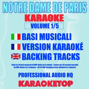 Обложка для KaraokeTop - Bohémienne (Originally Performed by Notre Dame De Paris Cast)