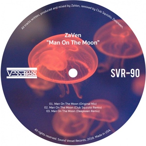 Обложка для ZaVen - Man On The Moon (Club Squisito Remix)