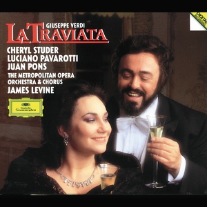 Обложка для Cheryl Studer, Luciano Pavarotti, Metropolitan Opera Orchestra, James Levine - Verdi: La traviata / Act 3 - "Ah, non più!" - "Ah! Gran Dio! Morir sì giovine"