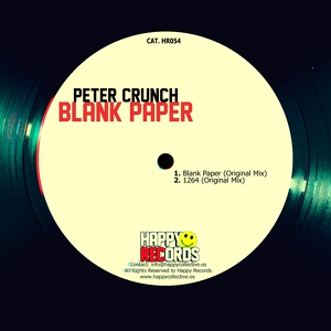 Обложка для Peter Crunch - Blank Paper