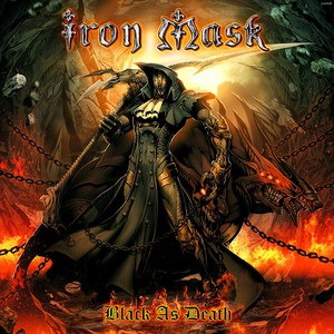 Обложка для Iron Mask "Black As Death" (2011) - Blizzard Of Doom