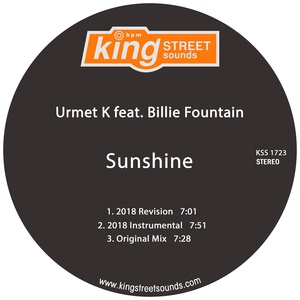 Обложка для Urmet K feat. Billie Fountain - Sunshine