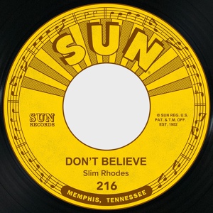 Обложка для Slim Rhodes - Don't Believe