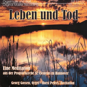 Обложка для Georg Gossen, Horst Peters - Neuf piéces pour orgue, Op. 40: No. 3, Chant de paix & Alfred Gong: Erkenntnis