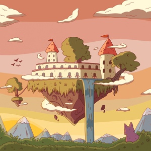 Обложка для Bcalm, Purrple Cat - Floating Castle