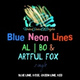 Обложка для al l bo, Artful Fox - Blue Neon Lines