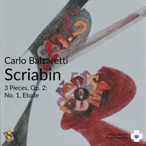 Обложка для Carlo Balzaretti - 3 Pieces, Op. 2: No. 1, Etude