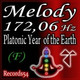 Обложка для My Meditation Music, Planetary Frequencies Meditation, Dr. Meditation Frequencies - Melody - Platonic Year of the Earth 172.06 Hz F