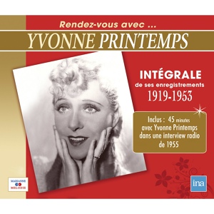 Обложка для Yvonne Printemps - Je suis avec toi: "Mon rêve s'achève"