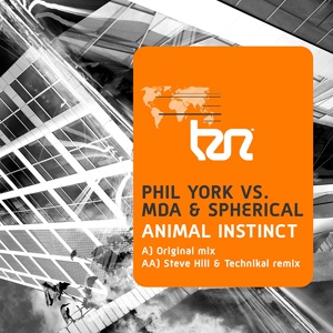 Обложка для Phil York vs. MDA & Spherical - Animal Instinct (Original Mix)