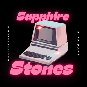 Обложка для HoneyBerryDrip feat. Riff Raff - Sapphire stones (feat. Riff Raff)