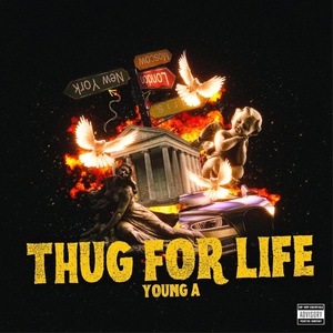 Обложка для young a - Thug for life