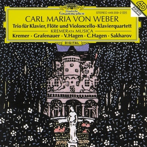 Обложка для Weber. Trio g-moll for Piano, Flute and Cello, op.63. - I. Allegro moderato. - Исп. V. Sakharov (piano), I. Grafenauer (flute), C. Hagen (cello). Rec.1996.