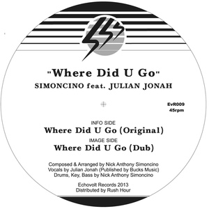 Обложка для Simoncino feat. Julian Jonah - Where Did U Go
