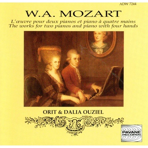 Обложка для Dalia Ouziel, Orit Ouziel - Sonata for Piano Duet in B-Flat Major, K. 358: I. Allegro