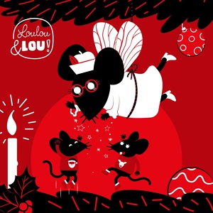 Обложка для 宝宝摇篮曲, 露露和卢的童谣, Loulou & Lou - 红鼻驯鹿鲁道夫