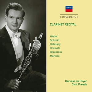 Обложка для Gervase de Peyer, Cyril Preedy - Horovitz: Two Majorcan Pieces, for clarinet & piano - Valdemosa
