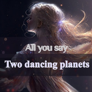 Обложка для Two dancing planets - All you say