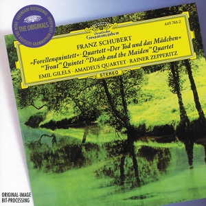 Обложка для Emil Gilels, Amadeus Quartet - Schubert: Piano Quintet in A Major, D. 667 "Trout" - II. Andante