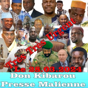 Обложка для Chérif Ousmane Madani Haïdara, mamadou konate, Cherif Chouala Bayaya Haidara - La Revue De Presse De La Radio La Voix Du Mali Fm Du 28 Mars 2024
