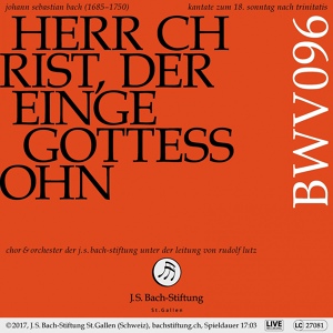 Обложка для Chor & Orchester der J.S. Bach-Stiftung, Jan Börner & Rudolf Lutz - Herr Christ, der einge Gottessohn, BWV 96: II. Rezitativ, O Wunderkraft der Liebe (Alt)