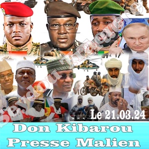 Обложка для Almamy Bah - La Revue De Presse De La Radio La Voix Du Mali Fm Du 21 Mars 2024