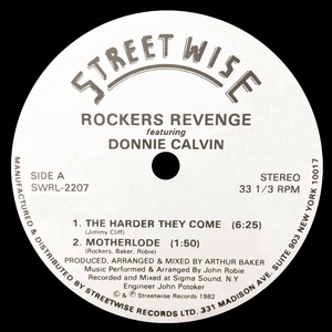 Обложка для Rockers Revenge feat. Donnie Calvin - The Harder They Come (Dub)