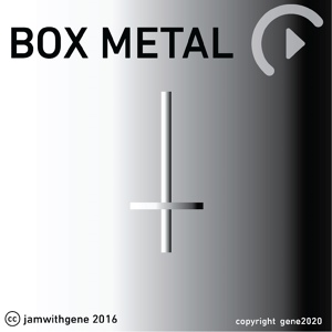 Обложка для Gene2020 - Metal Backing Track - D Major