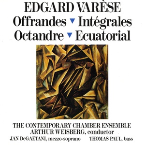 Обложка для The Contemporary Chamber Ensemble - Edgard Varese: Offrandes (1921)